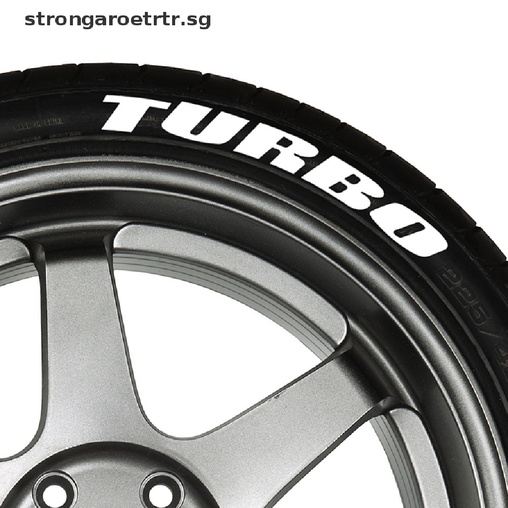 Strongaroetrtr 3D Tire Car Letterings Stickers Car Logo Words In-One-Piece Auto Motocycle Styling Decals Tire Letters Labels Sticker .