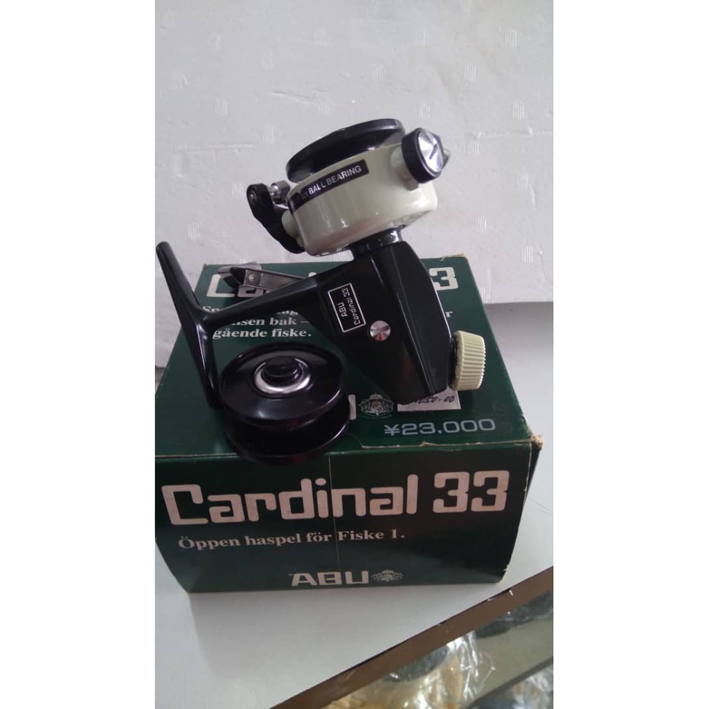 ABU GARCIA CARDINAL 33 ( SWEDEN ) fishing reel ( NEW condition)