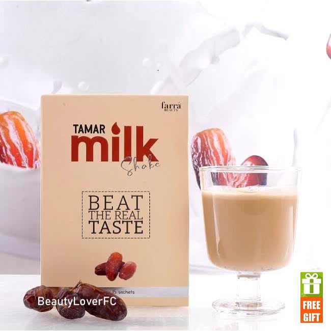 Tamar Milk Shake Susu Kurma Sedap Original X Farra Beauty 15sachet Shopee Singapore