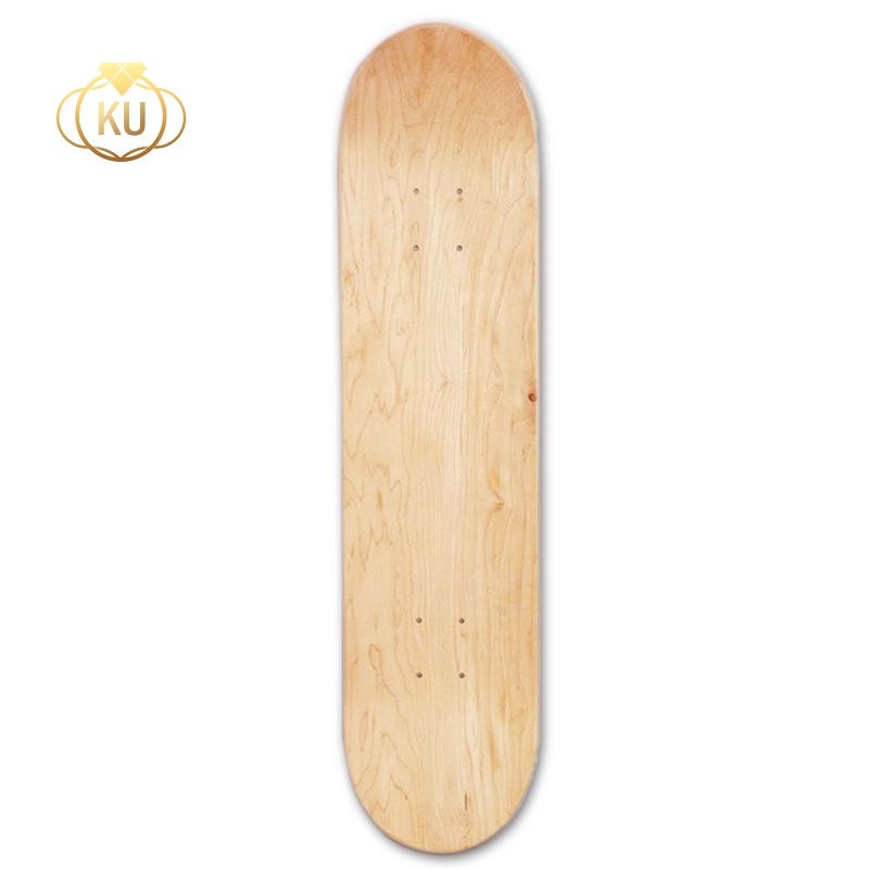 Maple Blank Double Concave Skateboards Natural Skate Deck Board 7 Layers 60cm 