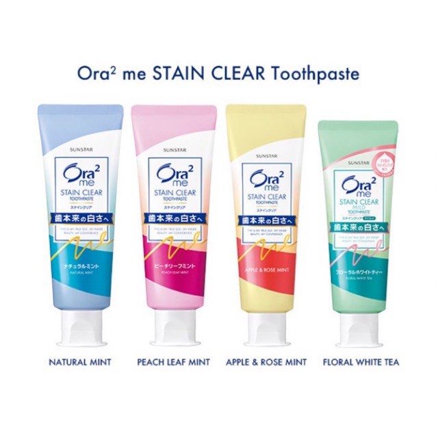 Ora2 stain removal clear toothpaste Murah Shopee Singapore