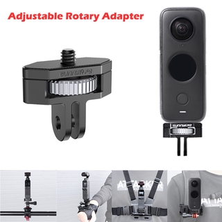 Adjustable Camera Mount Adapter Metal Bike Mount Holder Clip 1/4 inch Screw For DJI OSMO Pocket 2 Insta360 ONE X2/X Accessories