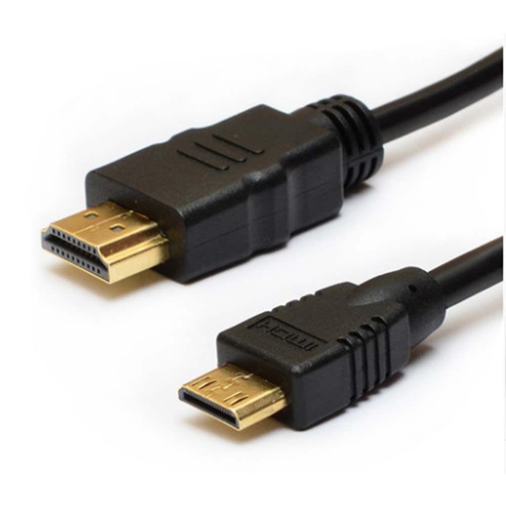 1m HDMI (Type A) to HDMI Mini (Type C) Video Cable 1080p For Tablet
