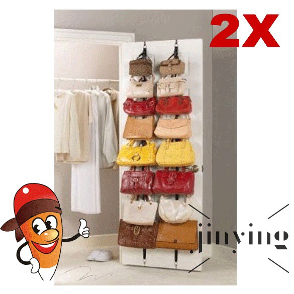 S Wind Hanging Cap Rack Holder Hat Clothes Organizer Over Door