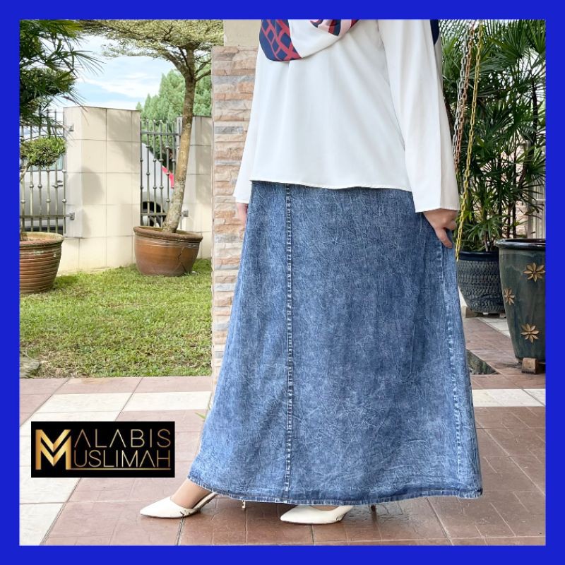 skirt jeans muslimah