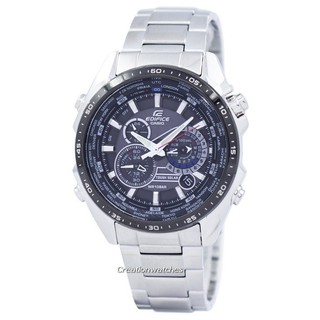 Casio Edifice Tough Solar World Time EQS-500DB-1A1 EQS500DB-1A1 Mens Watch #0