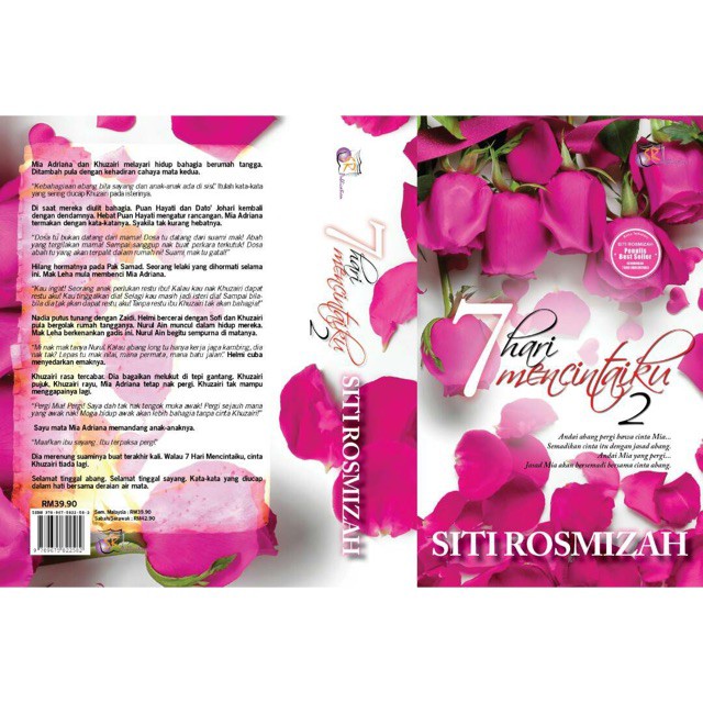 7 Days Lover 2 Author Siti Rosmizah Isbn 9789675822582 Shopee Singapore