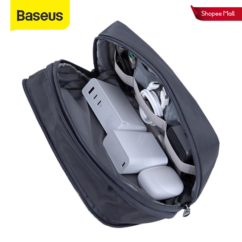 Baseus Waterproof Digital Pouch Cable Storage Bag Charger Wires