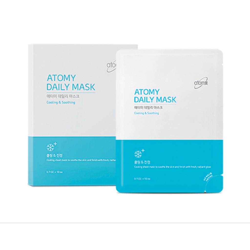 Atomy Daily Mask Cooling and Soothing - Shopee Singapore