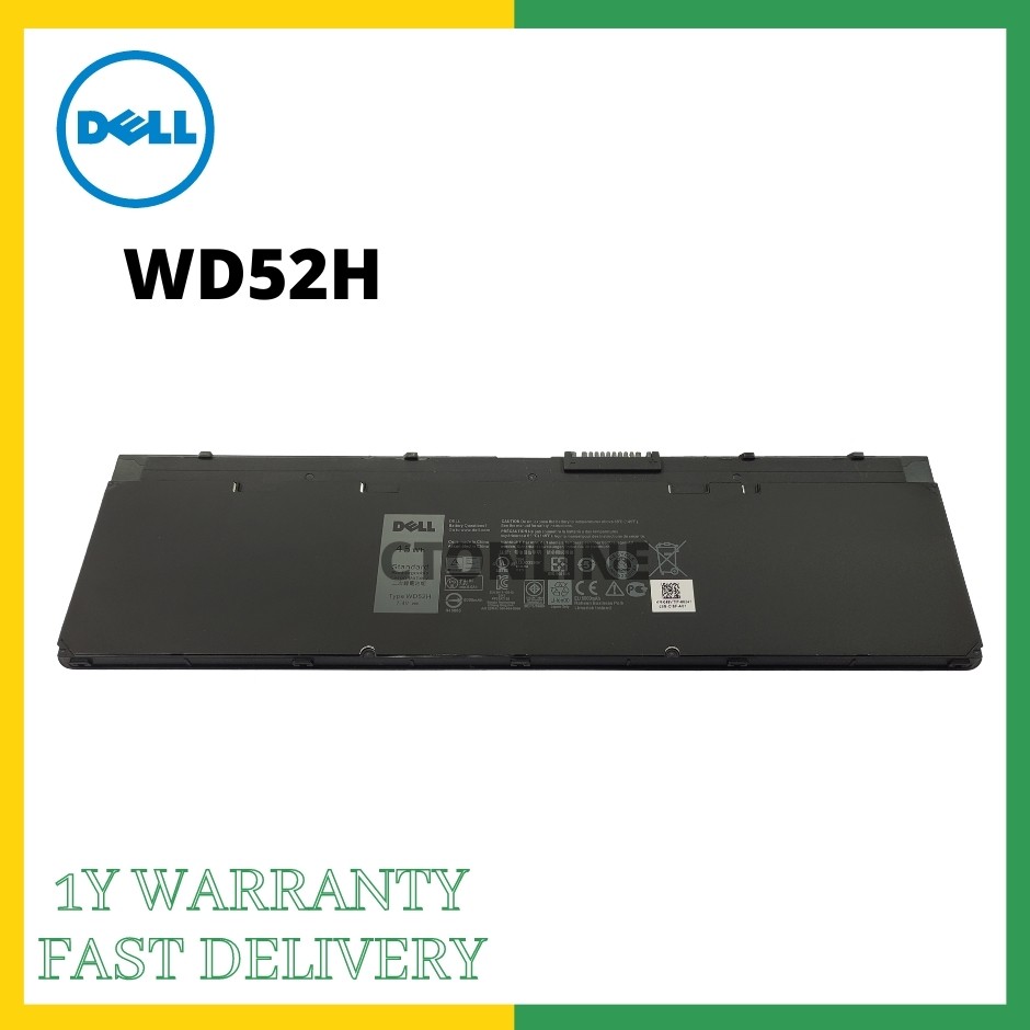 Ori Quality Dell Wd52h Latitude E7240 E7250 Laptop Battery Shopee Singapore