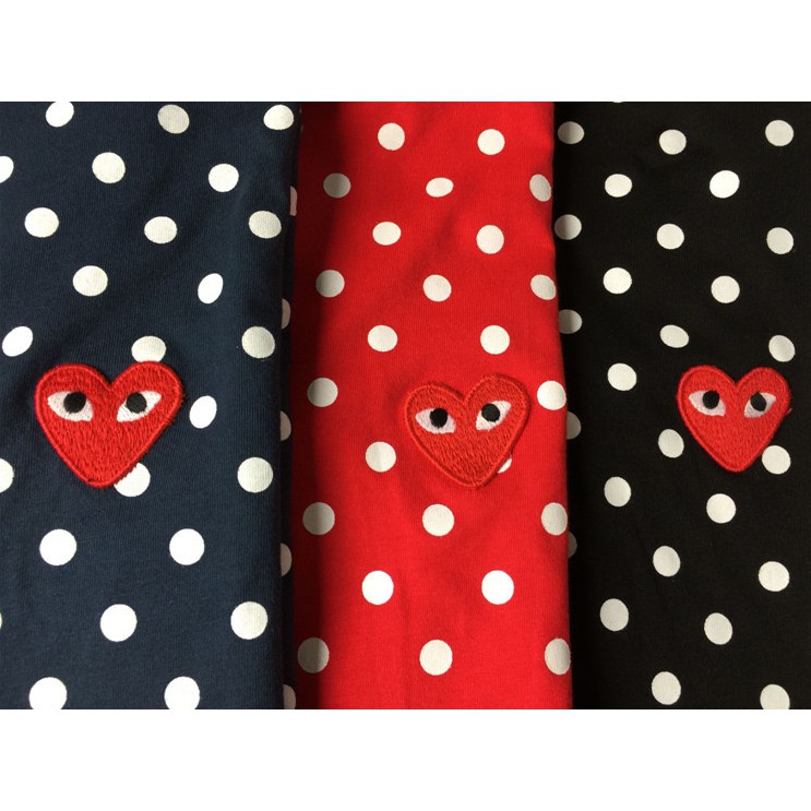 heart polka dot shirt