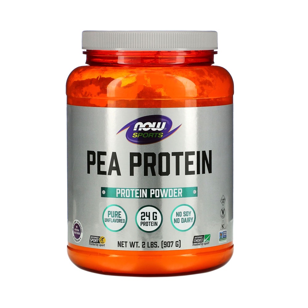 NOW Sports Nutrition, Pea Protein 24 g, Fast Absorbing, Unflavored