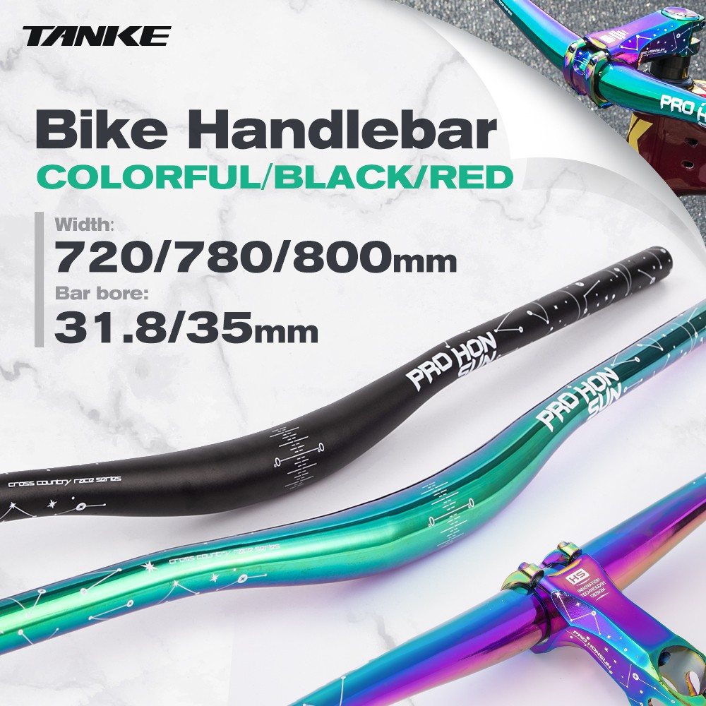 780 mm Handlebar Riser Bar for Road Bike MTB Mountain Bikes Black ROADNADO Bicycle Handlebar 31.8 mm Aluminium Alloy 720 mm 