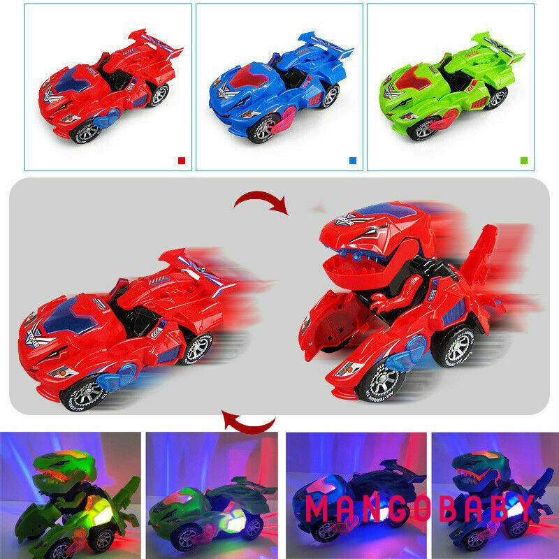 dinosaur led car