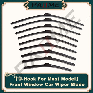 ReadyStock 1pcs Universal Front Wiper Blades For Most Car Model 28” 26” 24” 22” 21” 20” 19” 18” 16” 14” Windshield Windscreen Front Window car wiper silicone YC102016