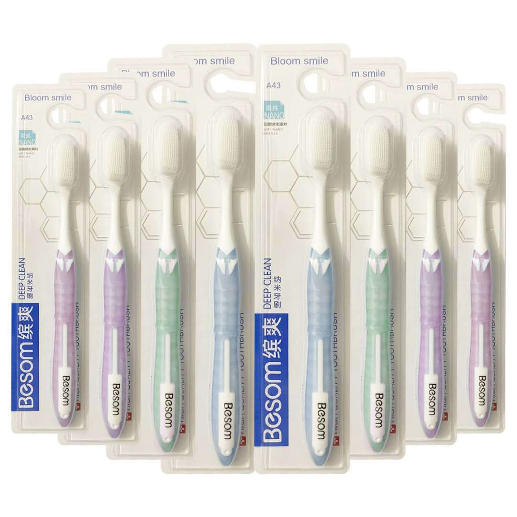 high bristle count toothbrush