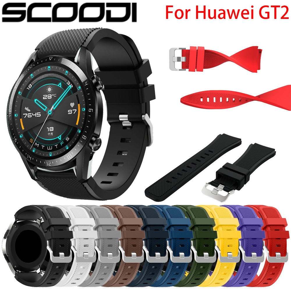 New Colorful Watch Band Strap for Huawei GT2 46MM Silicone Bracelet ...