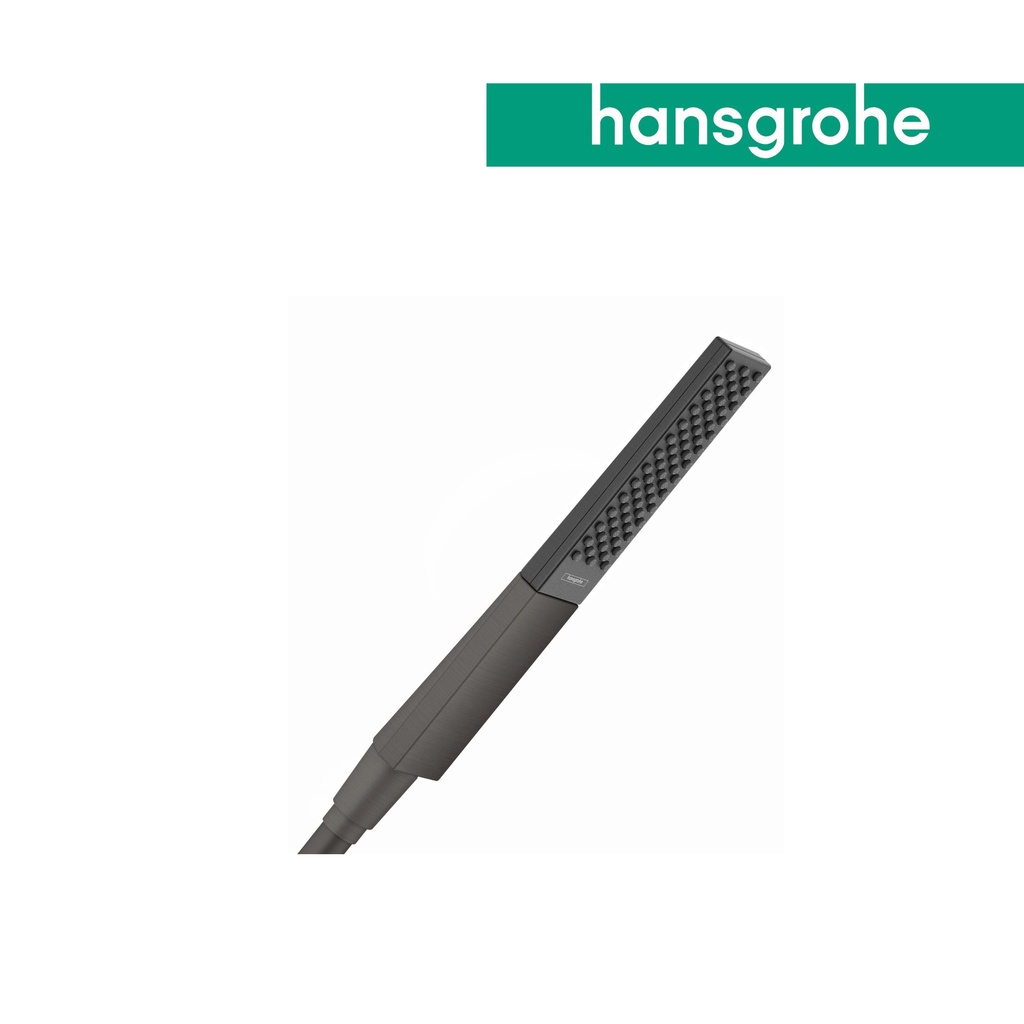 hansgrohe Rainfinity Baton hand shower 100 1jet in Brushed Black Chrome