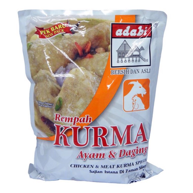 Adabi Rempah Kurma Ayam & Daging 1KG | Shopee Singapore