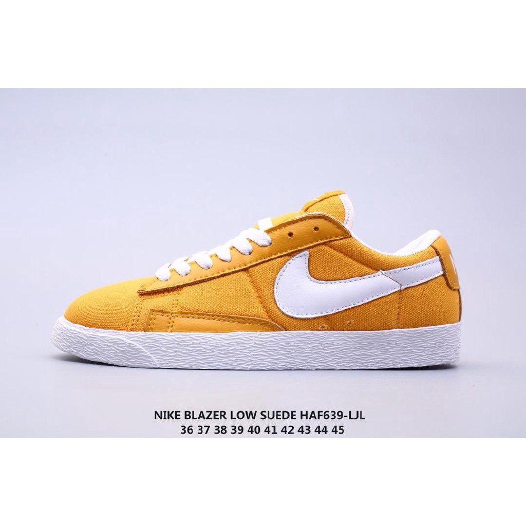nike blazer low yellow