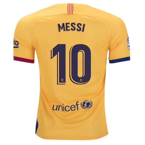messi orange jersey