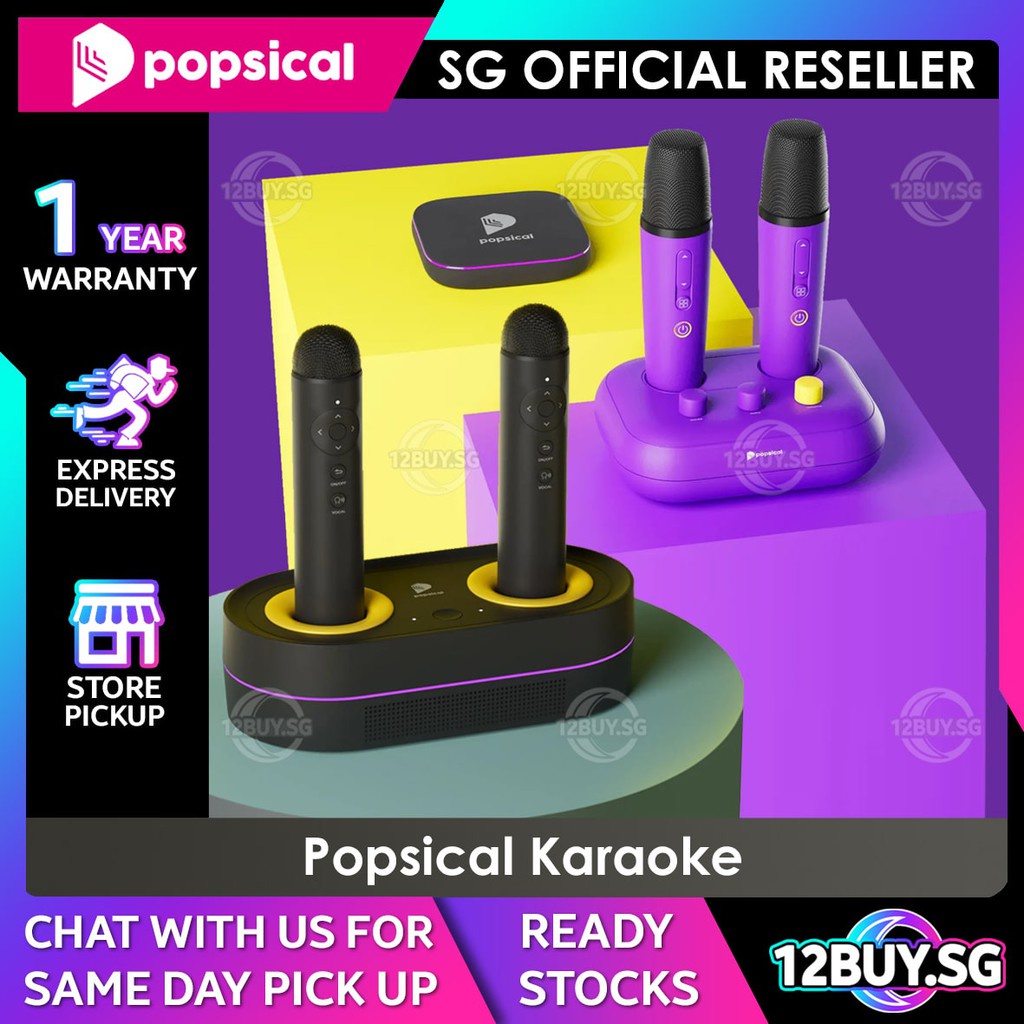 Popsical Remix 2 Karaoke Device Popsical Duet Popsical Tv Singapore  Warranty Official Licensed 12Buy.Sg | Shopee Singapore