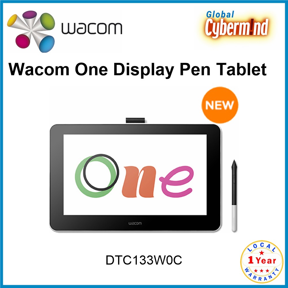 One Display Pen Tablet [DTC133W0C] (Global Cybermind) Shopee