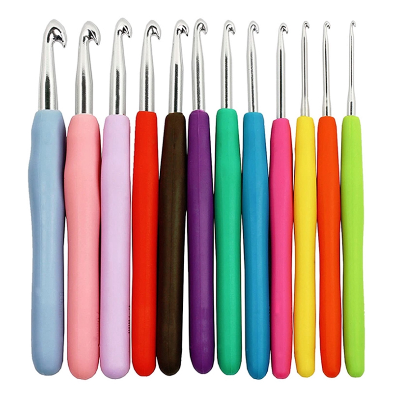 1pcs Crochet Hook Set with Ergonomic Handles for Extreme Comfort