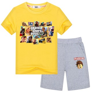 Grand Theft Auto Games Tshirts Roblox Games Shorts Boys - 