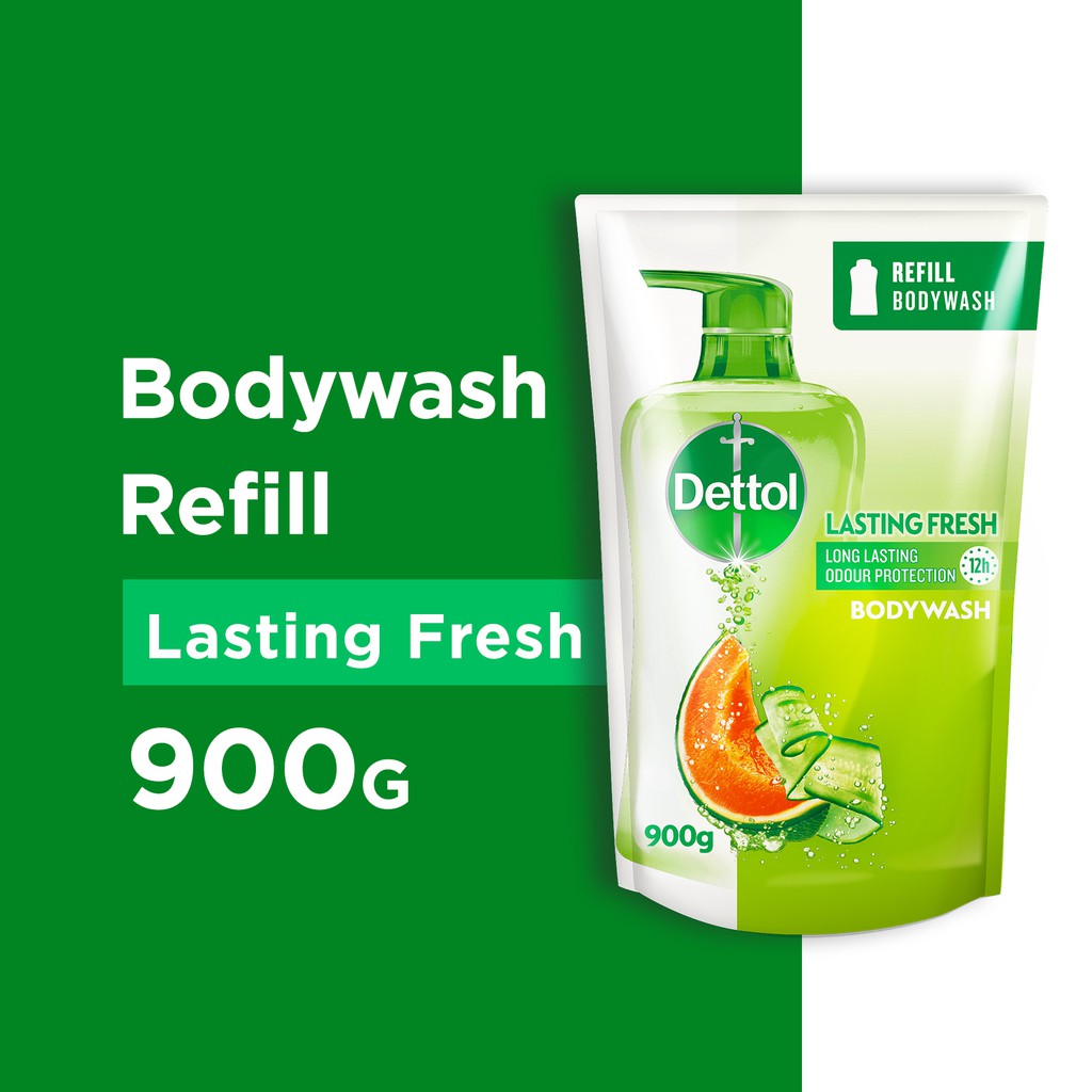 Dettol Body Wash Lasting Fresh Refill 900G Shopee Singapore