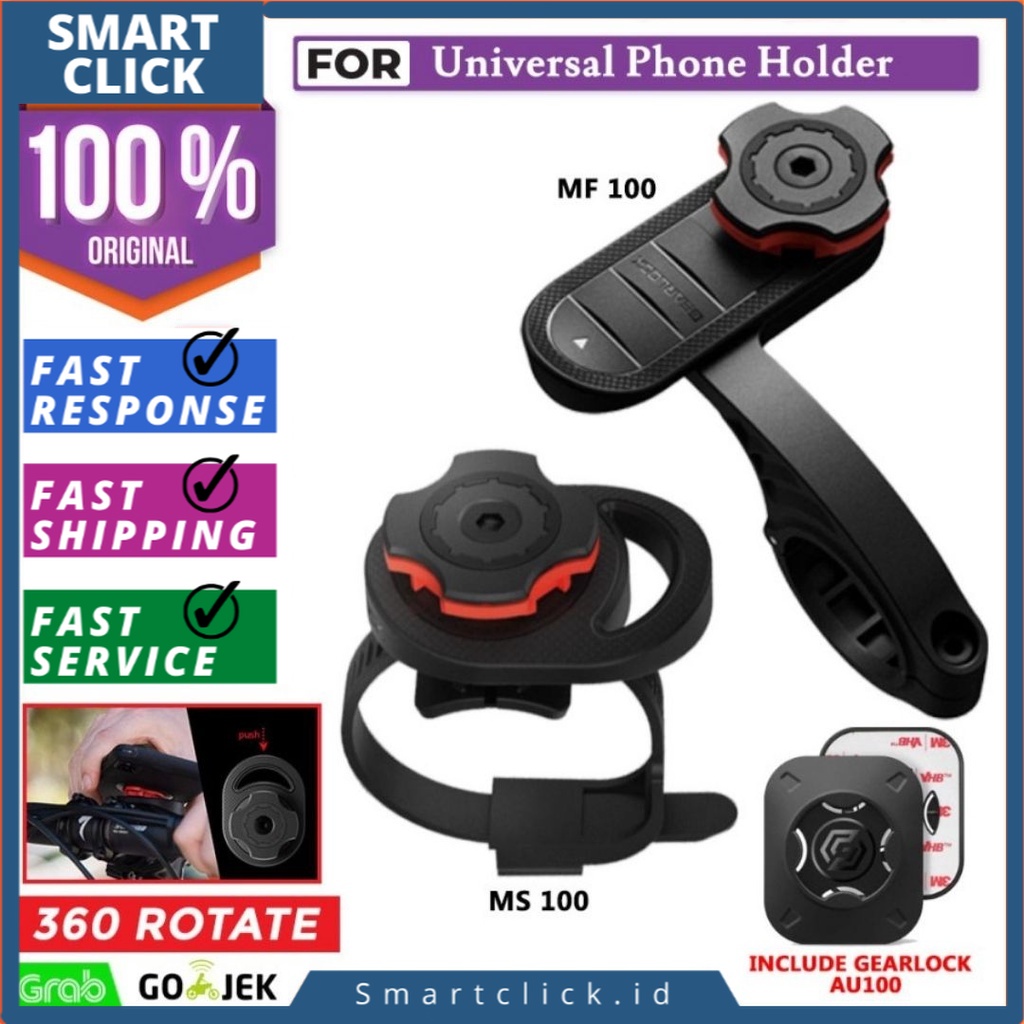 Bicycle Phone Holder Spigen Gearlock MF100 / MS100 Motorcycle Holder