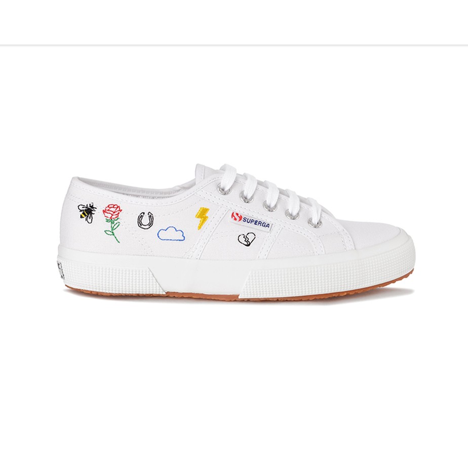 embroidered superga