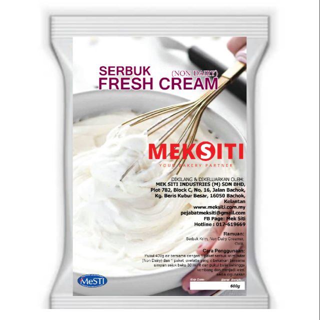 Serbuk Non Dairy Fresh Cream Non Dairy Whipping Cream Shopee Singapore