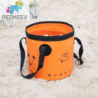 Redkeev  5L/10L/20L Portable Folding Bucket Collapsible Water Container Camping Fishing Travel Home Car Washing Storage #7