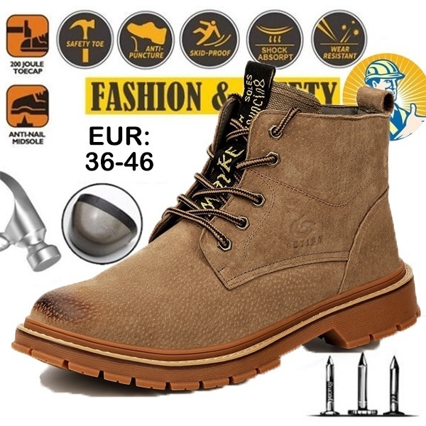 breathable steel toe cap boots