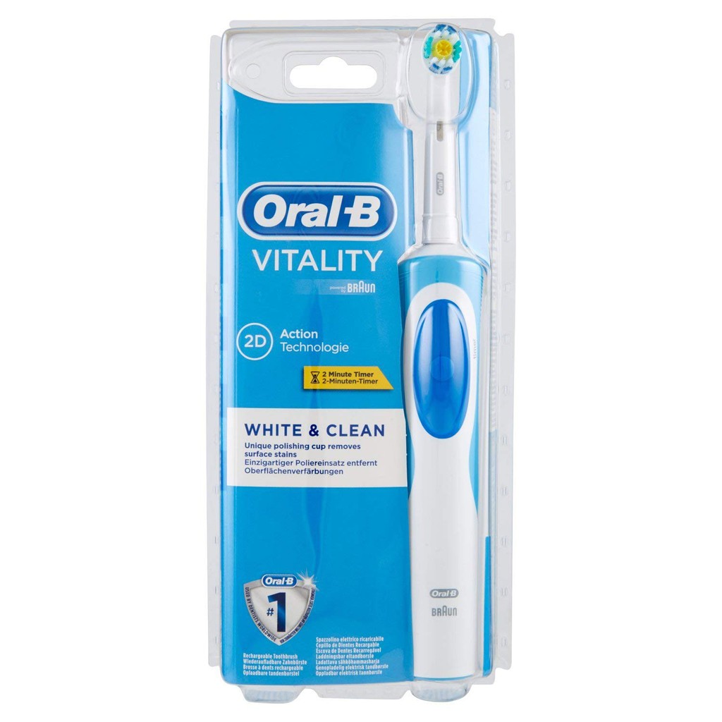 oral b vitality white & clean