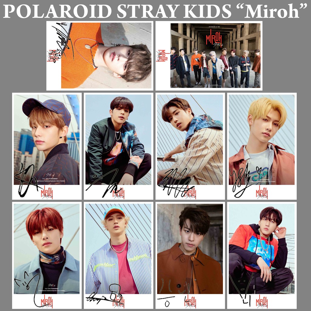 Ready Stock Polaroid Stray Kids Miroh Kpop Cheap Shopee Singapore