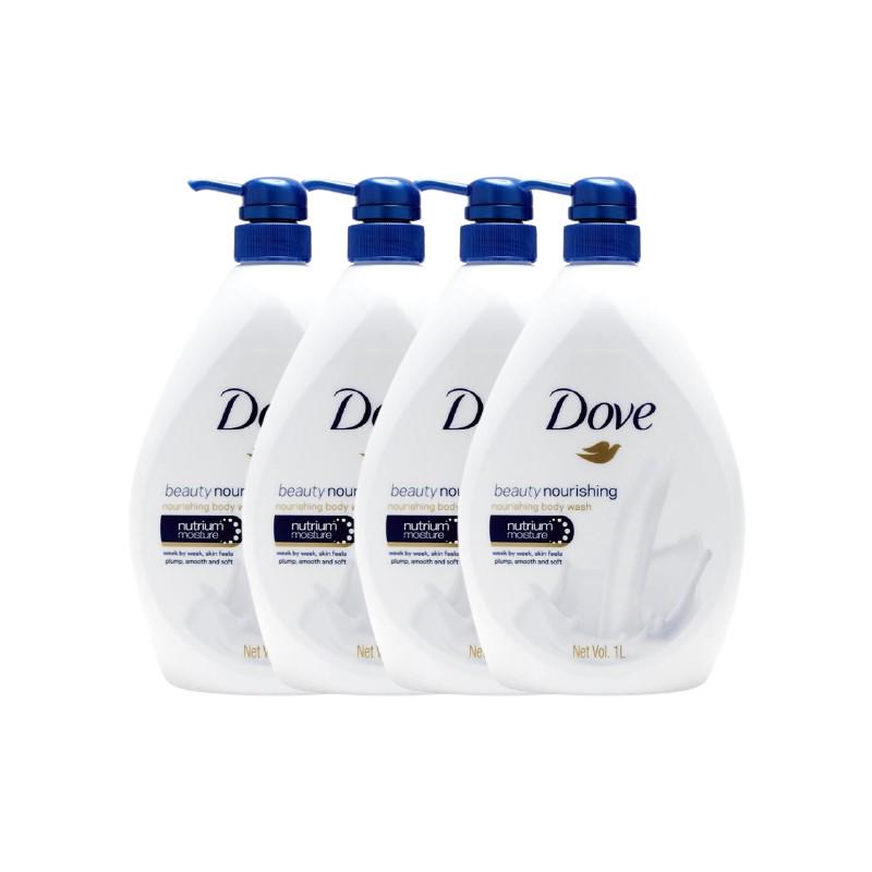 (Bundle Of 4) Dove Beauty Nourishing Body Wash, 1L | Shopee Singapore