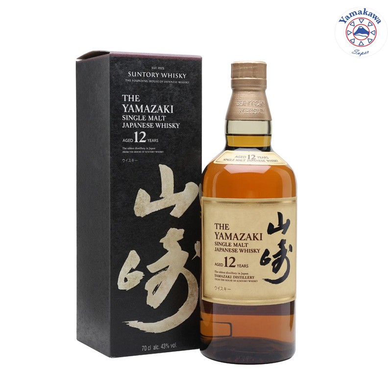 Suntory The Yamazaki 12 Year Single Malt Japanese Whisky 700ml Shopee