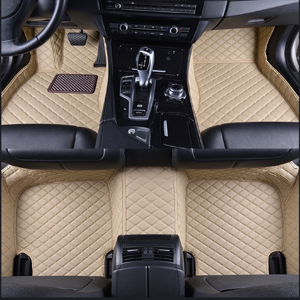 3pcs 5 Seat Car Auto Floor Mat Carpet Liner Waterproof Pad Full