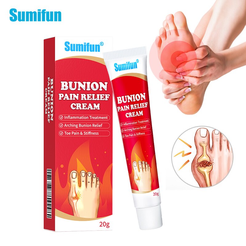 Sumifun Bunions Pain Relief Cream Feet Bone Thumb Killer Arthritis ...