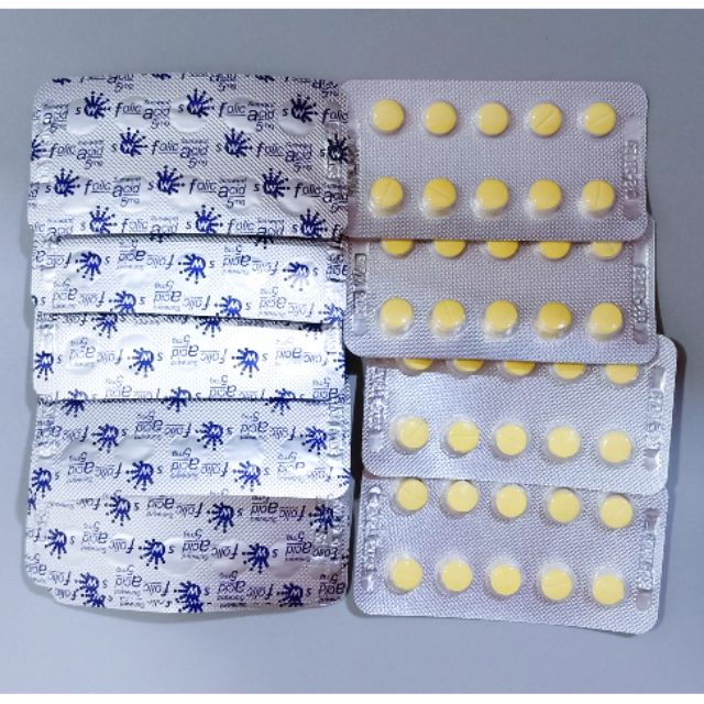 Folic Acid 5mg Tab 10tab Per Strip Exp 11 2023 Shopee Singapore