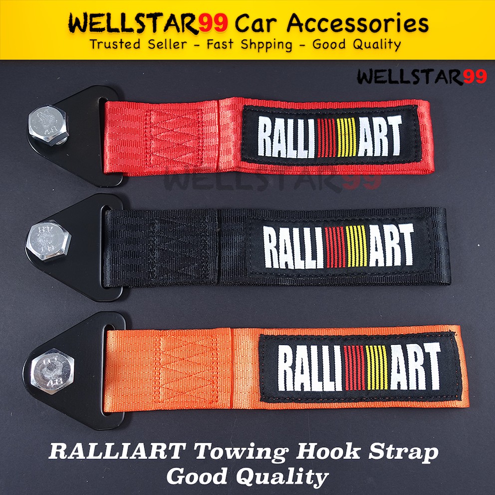 car tow hook strap