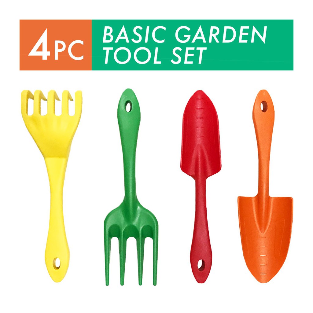 SELLERY 4 PC Fiberglass Garden Hand Tool Set Trowel, Transplanter