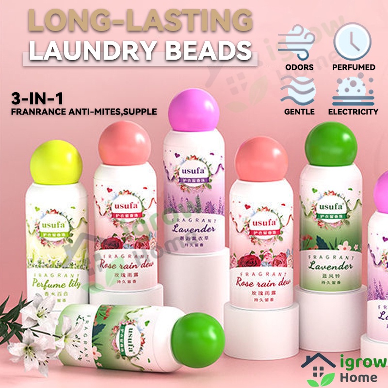 100g Laundry Beads Scent Booster Beads Laundry Capsule Pods 3-in-1 Long ...