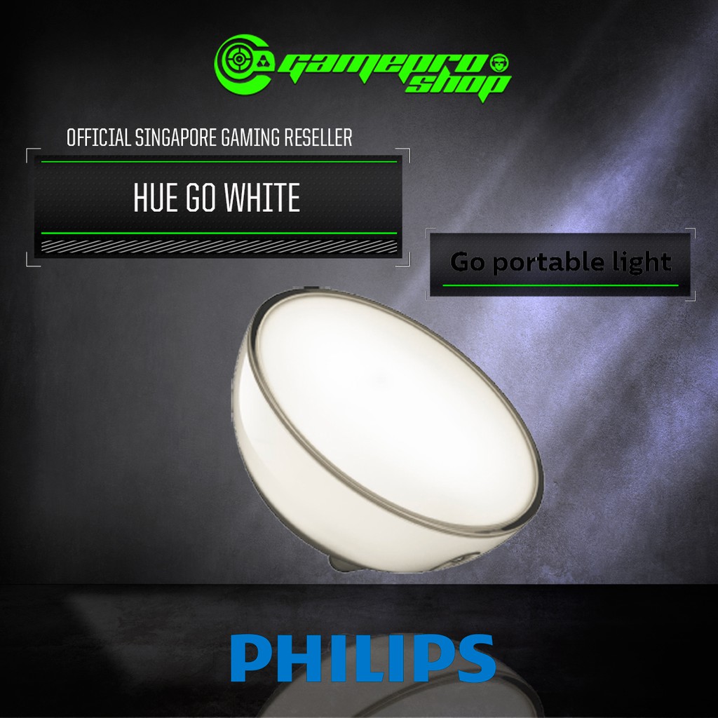 philips hue go portable dimmable led smart light table lamp