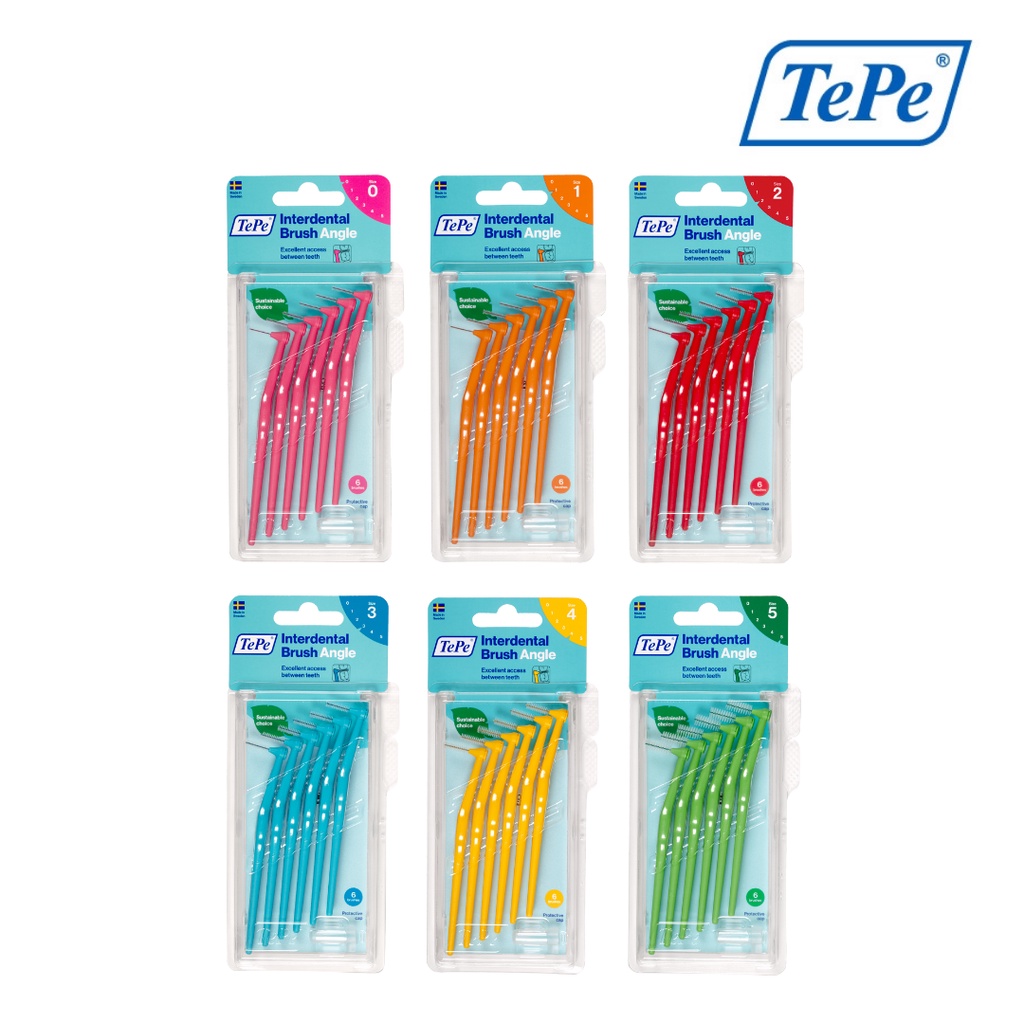 TePe Interdental Brush Angle (6pc/pk) Shopee Singapore