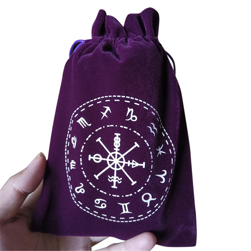 Details about   Velvet Pentagram Tarot Card Storage Bag Oracle Card Witch Divination Accessories 