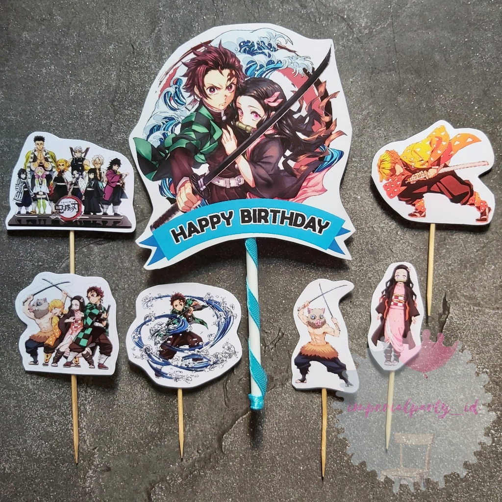 Demon Slayer Kimetsu No Yaiba Balloons Anime Demon Slayer Birthday 