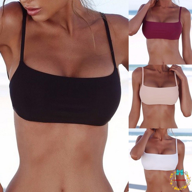 bandeau push up bikini top